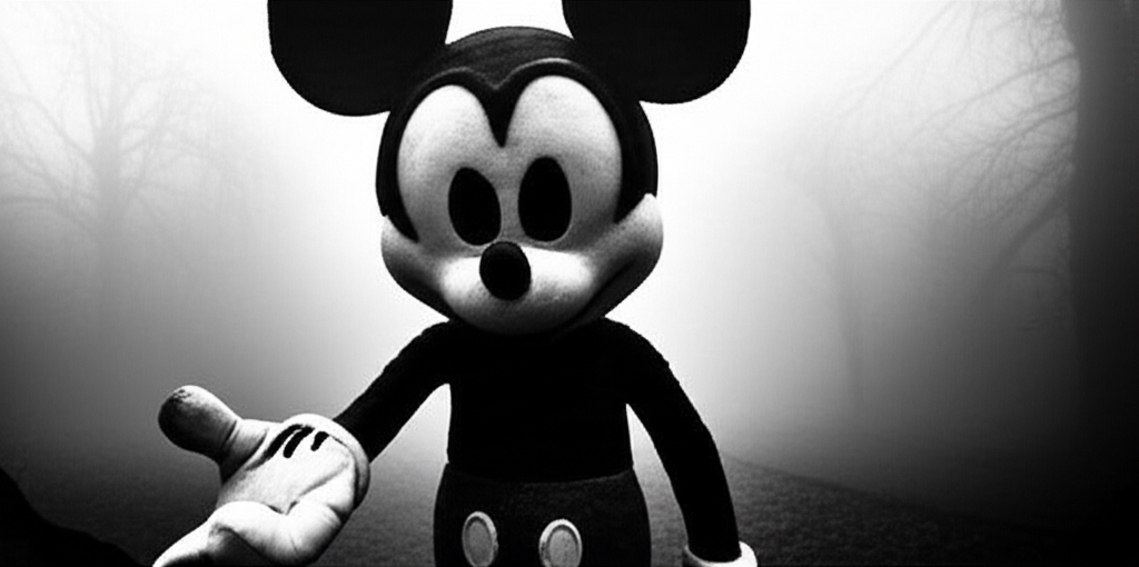 O mascote da Disney me seguiu até minha caasa